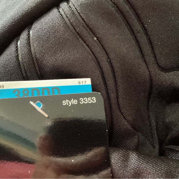 Bali Live it Up Side Shaping Bra Black Size 38DDD Comfort Cushion 3353 NWT - Picture 5 of 7